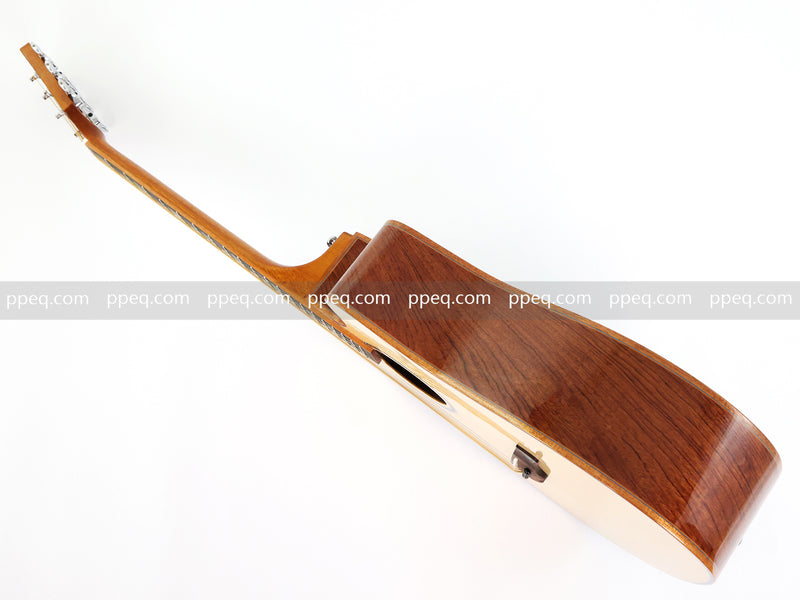 41-inch Padauk Back & Sides Acoustic Guitar with Gloss Finish (TY-012)