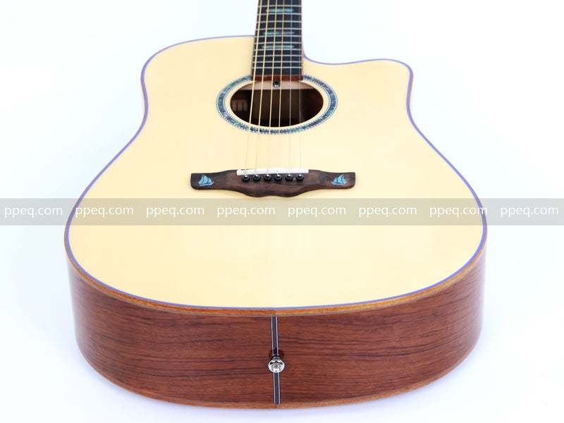 41-inch Padauk Back & Sides Acoustic Guitar with Gloss Finish (TY-012)
