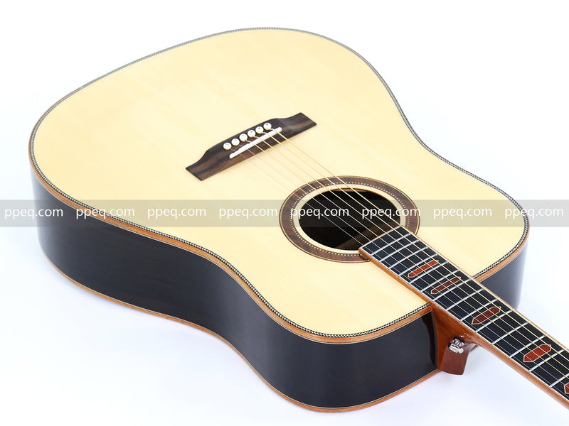 41-inch Rosewood Back & Sides Acoustic Guitar with Gloss Finish (TY-011)