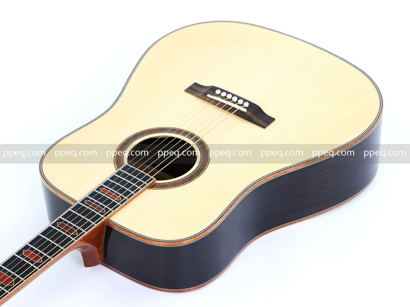 41-inch Rosewood Back & Sides Acoustic Guitar with Gloss Finish (TY-011)