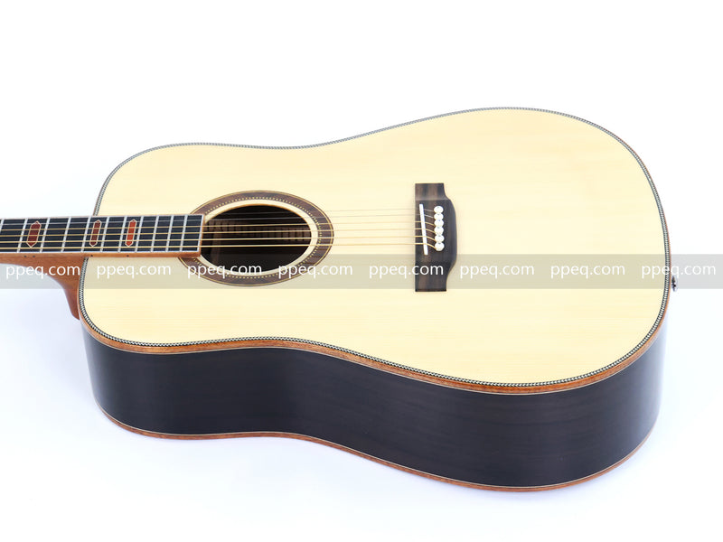 41-inch Rosewood Back & Sides Acoustic Guitar with Gloss Finish (TY-011)