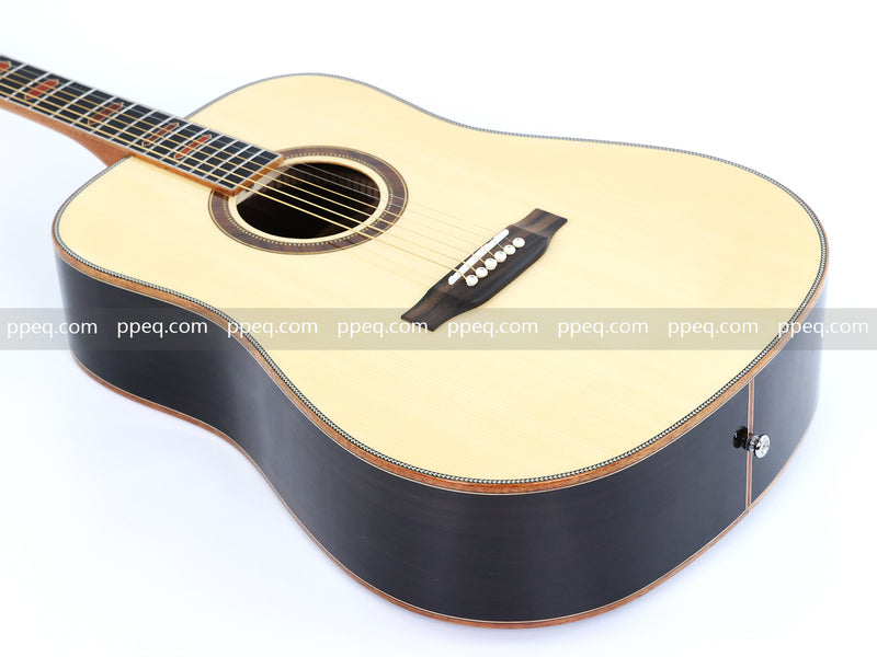41-inch Rosewood Back & Sides Acoustic Guitar with Gloss Finish (TY-011)