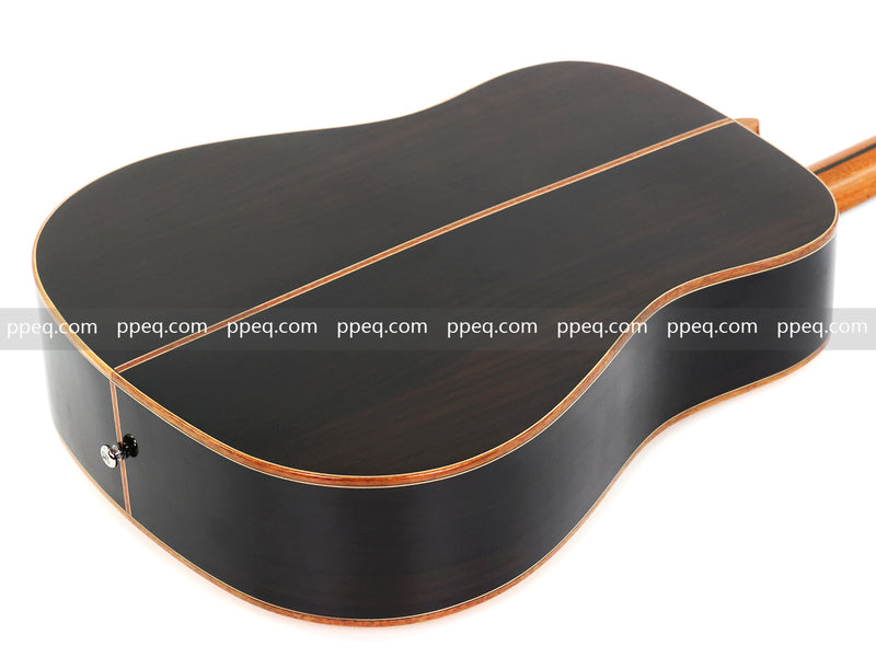 41-inch Rosewood Back & Sides Acoustic Guitar with Gloss Finish (TY-011)