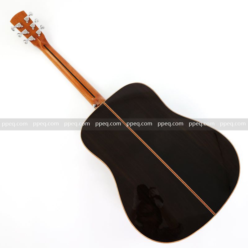 41-inch Rosewood Back & Sides Acoustic Guitar with Gloss Finish (TY-011)