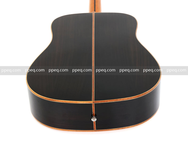 41-inch Rosewood Back & Sides Acoustic Guitar with Gloss Finish (TY-011)