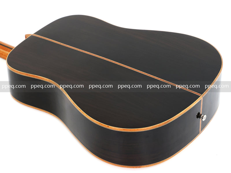 41-inch Rosewood Back & Sides Acoustic Guitar with Gloss Finish (TY-011)