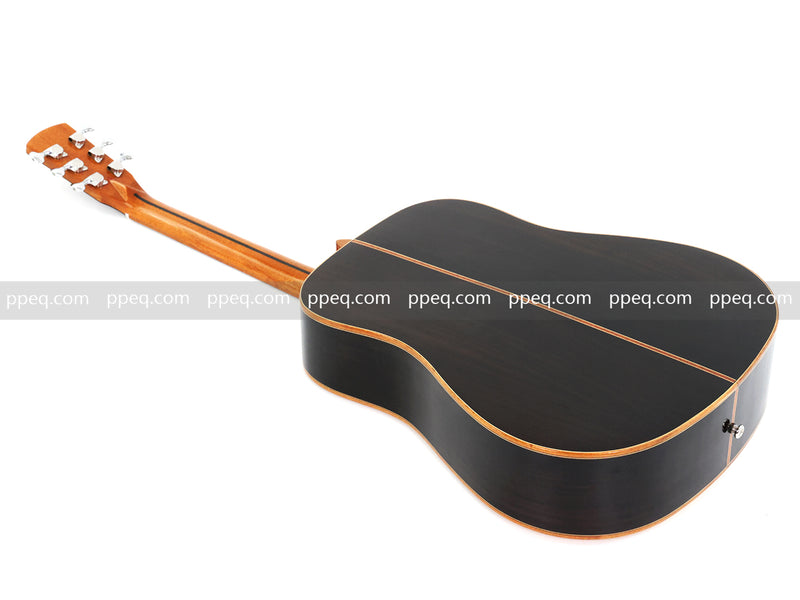 41-inch Rosewood Back & Sides Acoustic Guitar with Gloss Finish (TY-011)