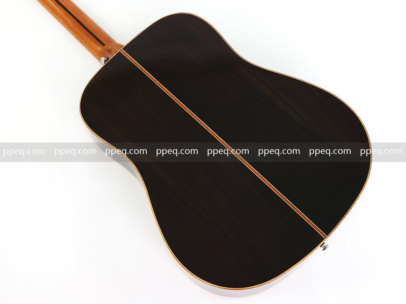 41-inch Rosewood Back & Sides Acoustic Guitar with Gloss Finish (TY-011)