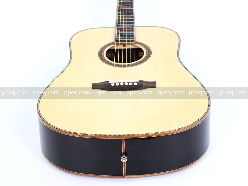 41-inch Rosewood Back & Sides Acoustic Guitar with Gloss Finish (TY-011)