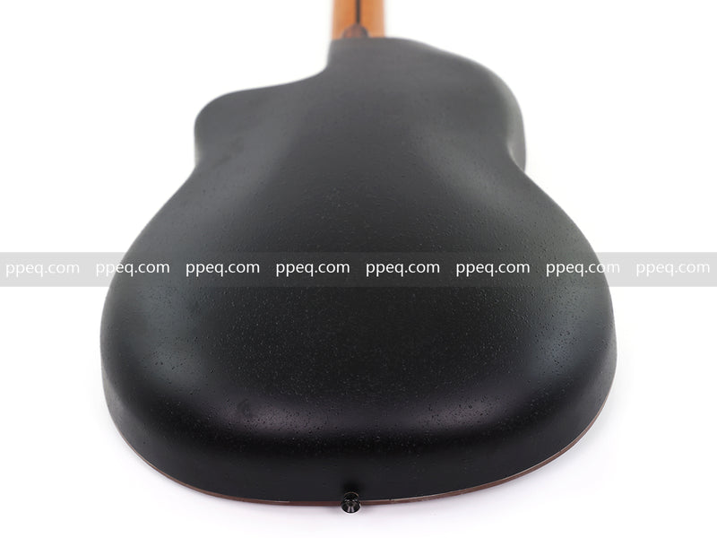 41-inch Roundback Acoustic Guitar with Black Gloss Finish (YMZ-274)