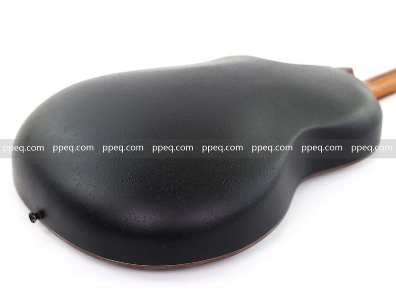 41-inch Roundback Acoustic Guitar with Black Gloss Finish (YMZ-274)