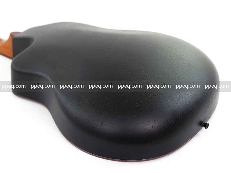 41-inch Roundback Acoustic Guitar with Black Gloss Finish (YMZ-274)