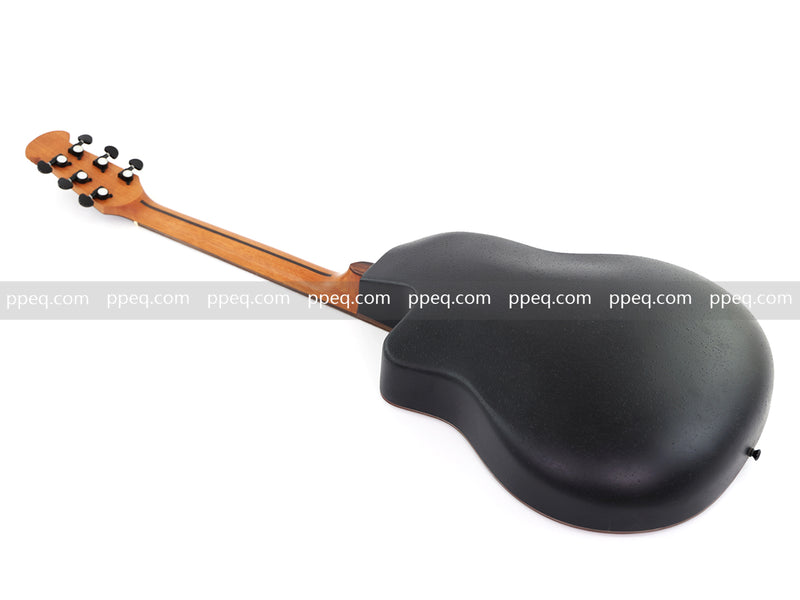 41-inch Roundback Acoustic Guitar with Black Gloss Finish (YMZ-274)