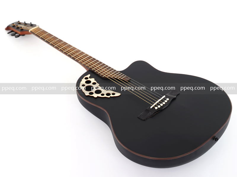 41-inch Roundback Acoustic Guitar with Satin Finish (YMZ-276)