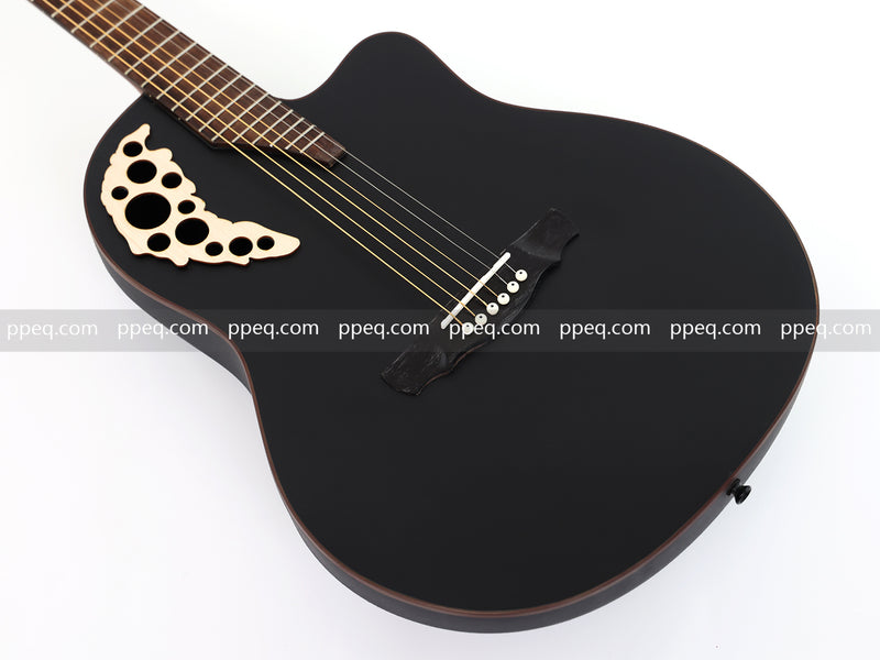 41-inch Roundback Acoustic Guitar with Satin Finish (YMZ-276)