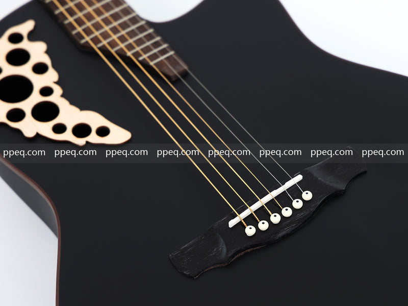 41-inch Roundback Acoustic Guitar with Satin Finish (YMZ-276)