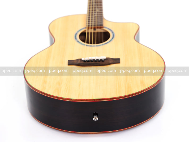 41-inch Solid Spruce Top Acoustic Guitar with Gloss Finish (TY-003)