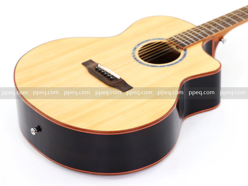 41-inch Solid Spruce Top Acoustic Guitar with Gloss Finish (TY-003)