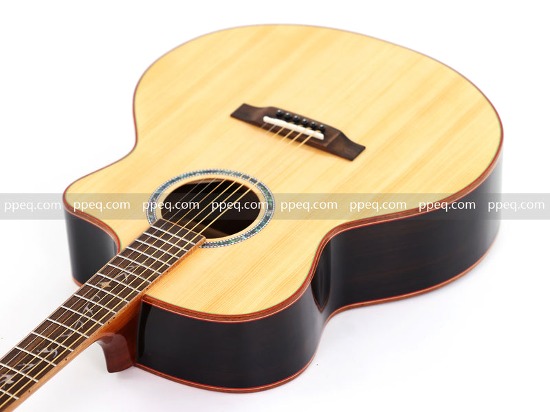 41-inch Solid Spruce Top Acoustic Guitar with Gloss Finish (TY-003)
