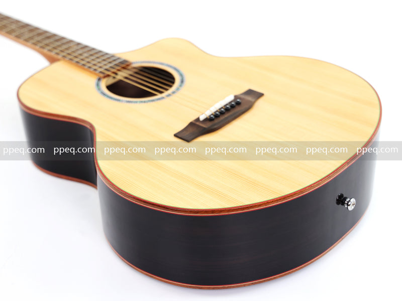 41-inch Solid Spruce Top Acoustic Guitar with Gloss Finish (TY-003)