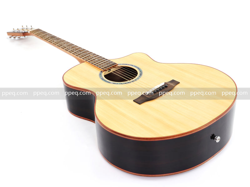 41-inch Solid Spruce Top Acoustic Guitar with Gloss Finish (TY-003)