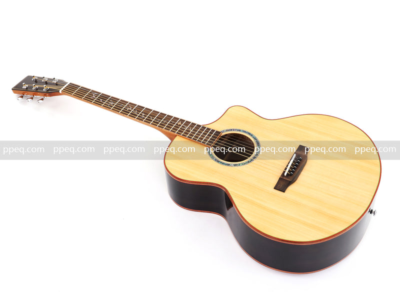 41-inch Solid Spruce Top Acoustic Guitar with Gloss Finish (TY-003)