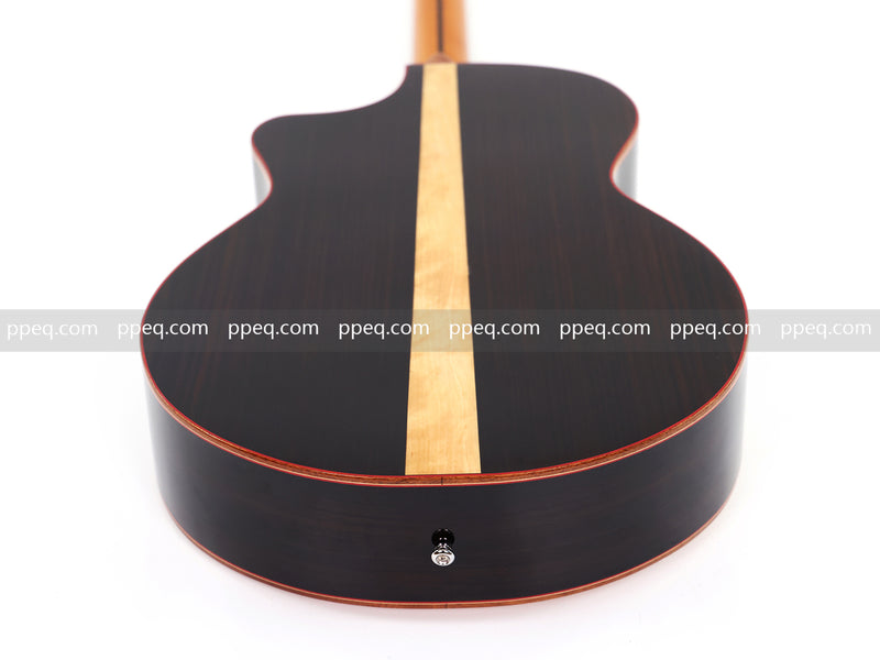 41-inch Solid Spruce Top Acoustic Guitar with Gloss Finish (TY-003)