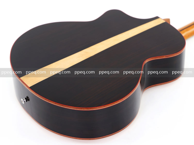 41-inch Solid Spruce Top Acoustic Guitar with Gloss Finish (TY-003)