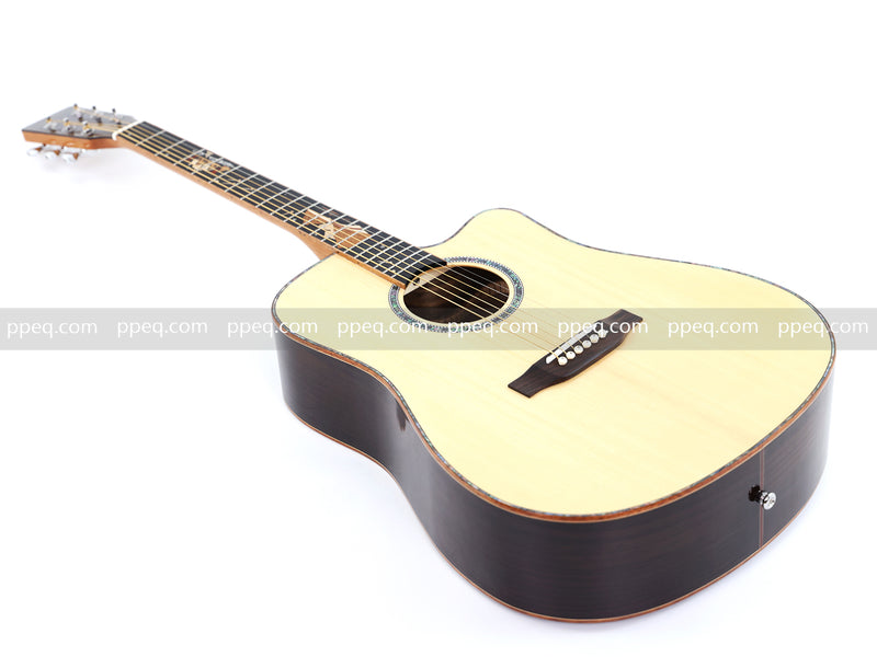 41-inch Solid Spruce Top Acoustic Guitar with Gloss Finish (TY-006)