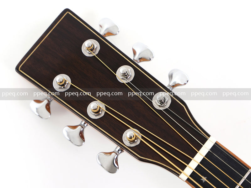 41-inch Solid Spruce Top Acoustic Guitar with Gloss Finish (TY-006)