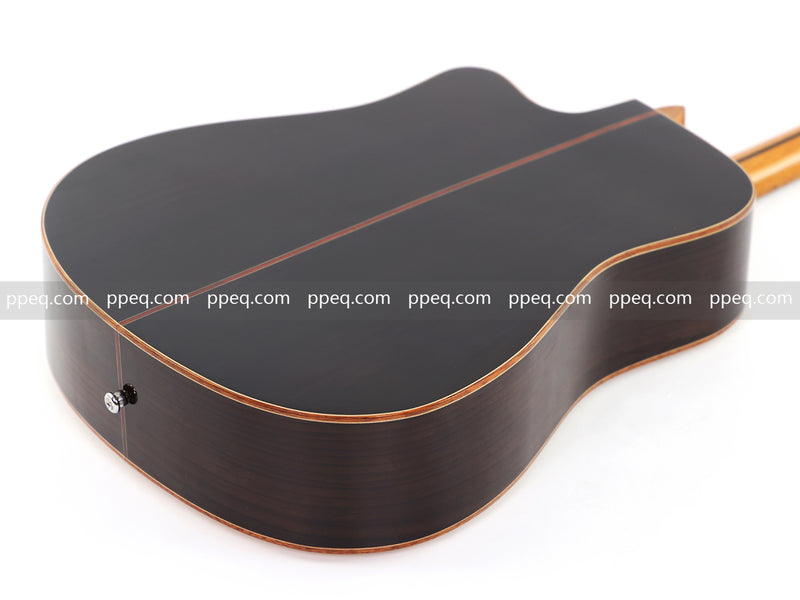 41-inch Solid Spruce Top Acoustic Guitar with Gloss Finish (TY-006)