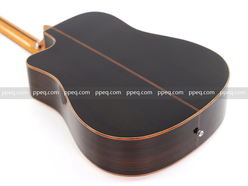 41-inch Solid Spruce Top Acoustic Guitar with Gloss Finish (TY-006)