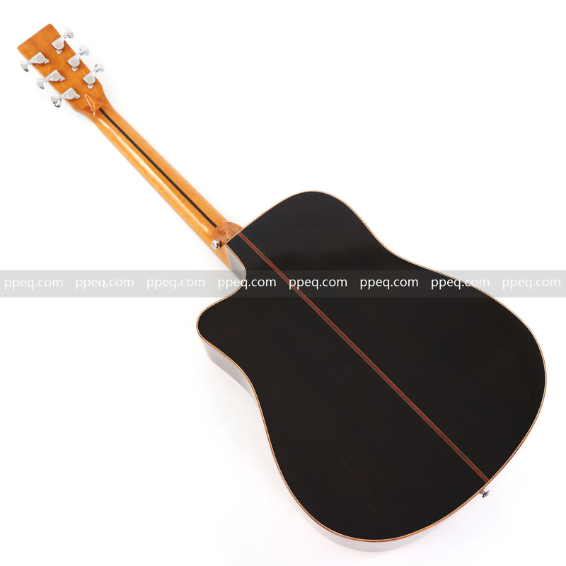 41-inch Solid Spruce Top Acoustic Guitar with Gloss Finish (TY-006)