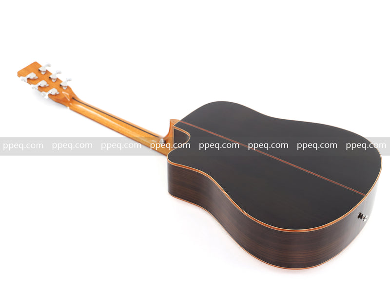 41-inch Solid Spruce Top Acoustic Guitar with Gloss Finish (TY-006)