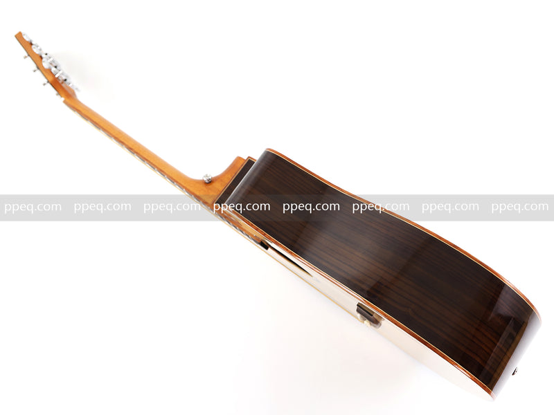 41-inch Solid Spruce Top Acoustic Guitar with Gloss Finish (TY-006)