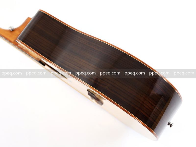 41-inch Solid Spruce Top Acoustic Guitar with Gloss Finish (TY-006)