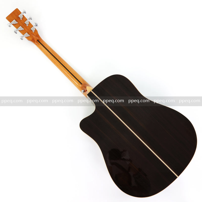 41-inch Solid Spruce Top Acoustic Guitar with Gloss Finish (TY-008)