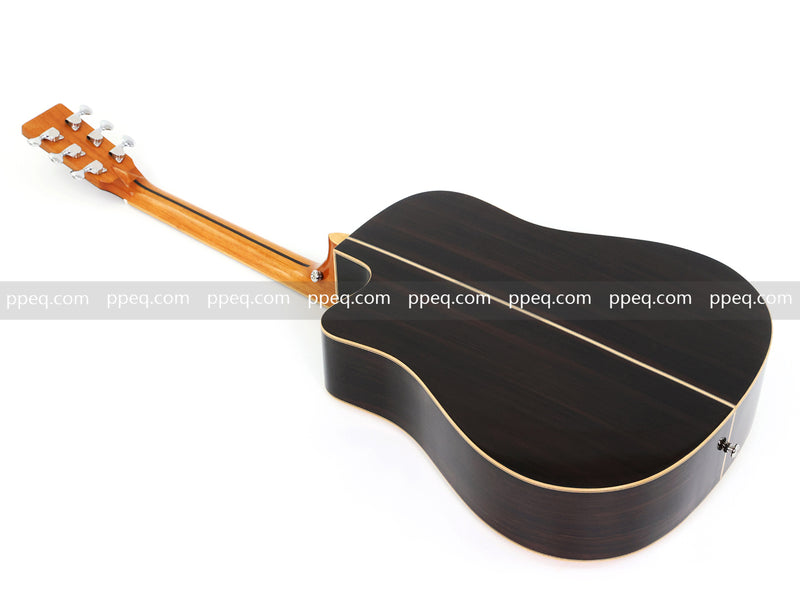 41-inch Solid Spruce Top Acoustic Guitar with Gloss Finish (TY-008)