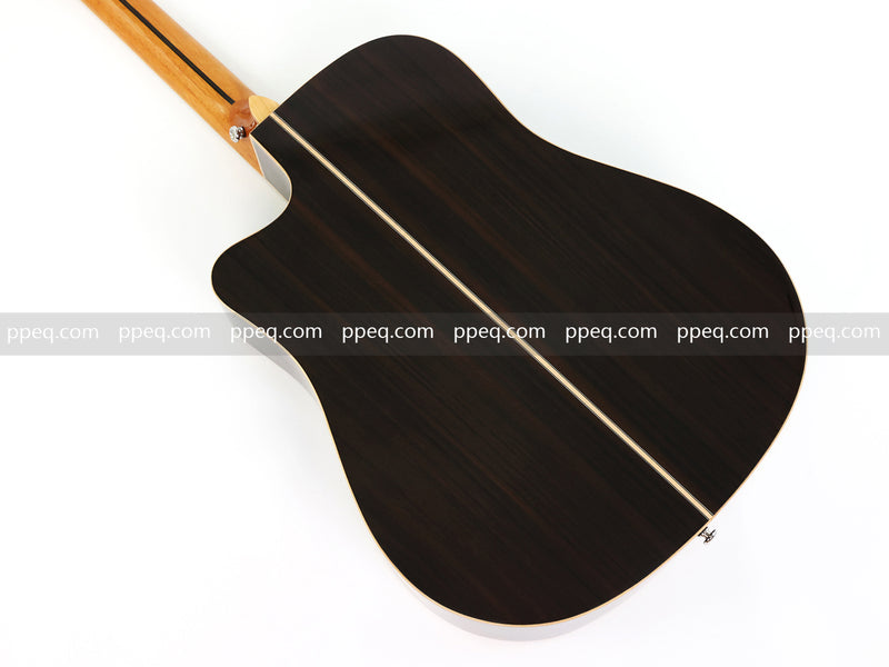 41-inch Solid Spruce Top Acoustic Guitar with Gloss Finish (TY-008)