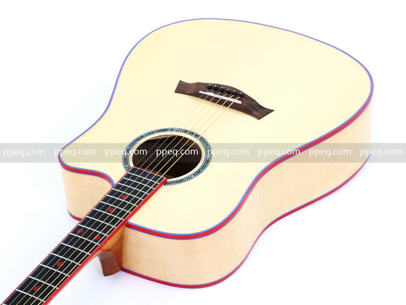 41-inch Solid Spruce Top Acoustic Guitar with Gloss Finish (TY-009)