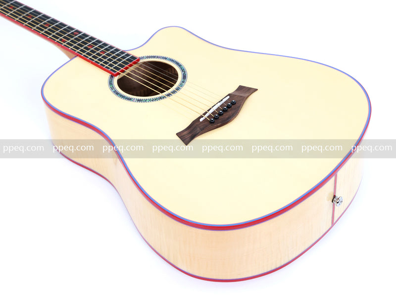 41-inch Solid Spruce Top Acoustic Guitar with Gloss Finish (TY-009)