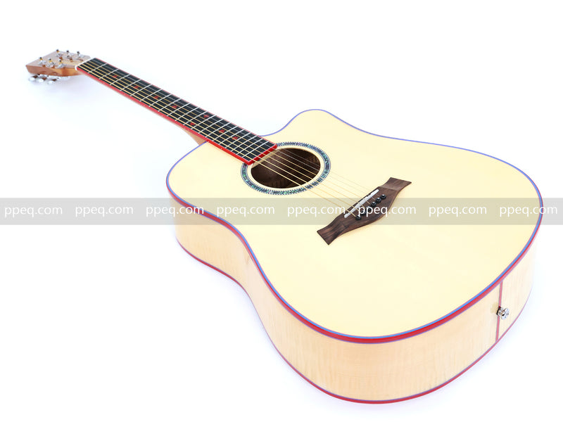 41-inch Solid Spruce Top Acoustic Guitar with Gloss Finish (TY-009)