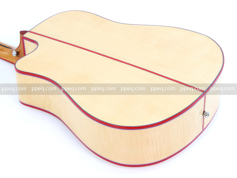 41-inch Solid Spruce Top Acoustic Guitar with Gloss Finish (TY-009)