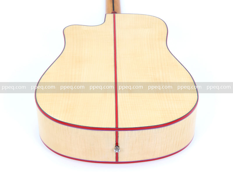 41-inch Solid Spruce Top Acoustic Guitar with Gloss Finish (TY-009)