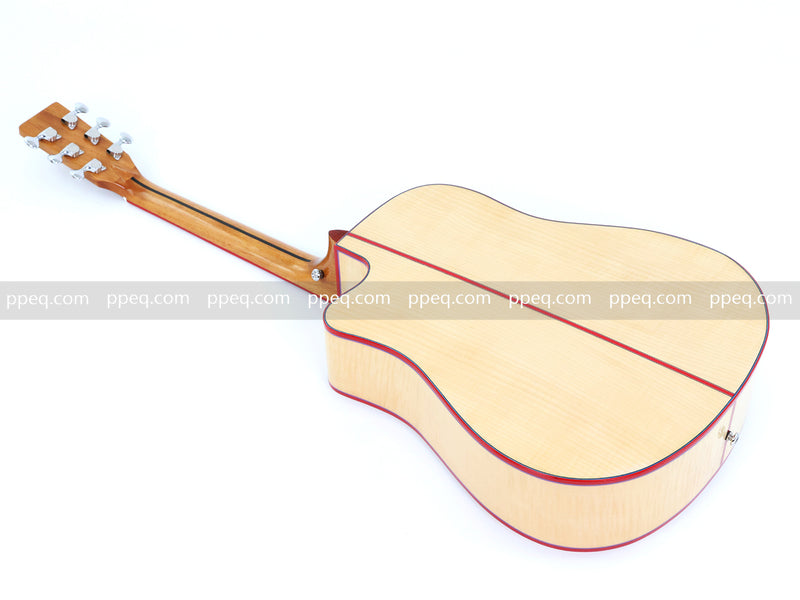 41-inch Solid Spruce Top Acoustic Guitar with Gloss Finish (TY-009)