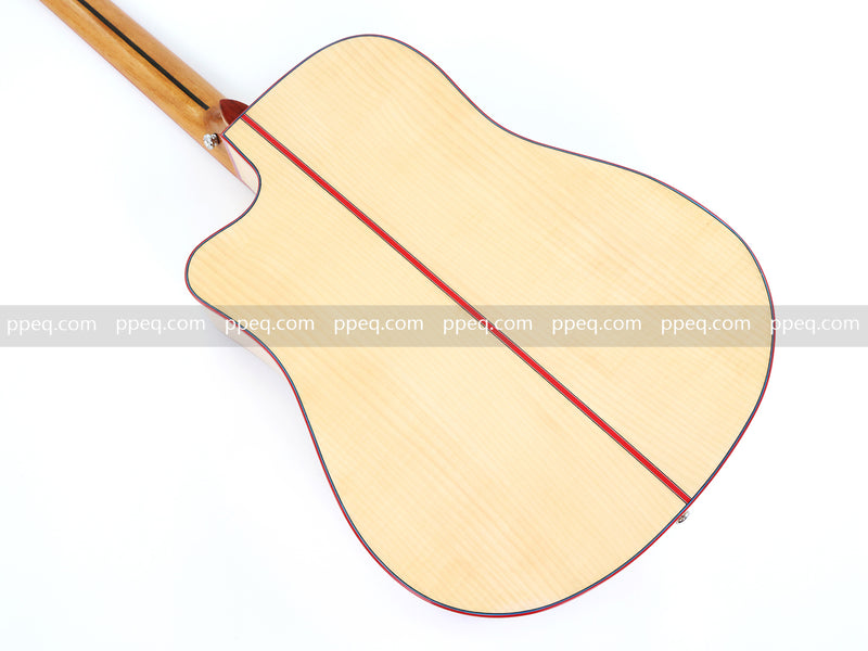 41-inch Solid Spruce Top Acoustic Guitar with Gloss Finish (TY-009)