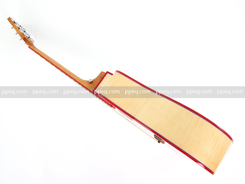 41-inch Solid Spruce Top Acoustic Guitar with Gloss Finish (TY-009)