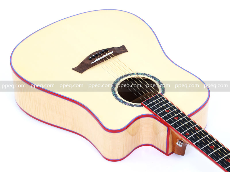 41-inch Solid Spruce Top Acoustic Guitar with Gloss Finish (TY-009)