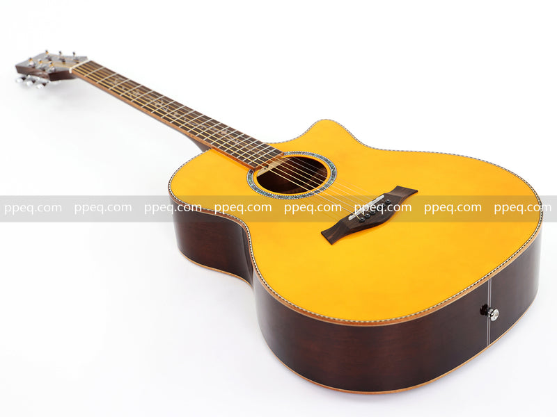 41-inch Spruce Top Gloss Finish Acoustic Guitar (TY-005)