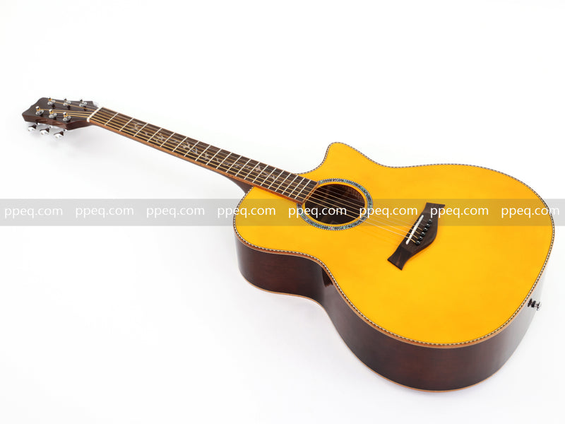 41-inch Spruce Top Gloss Finish Acoustic Guitar (TY-005)